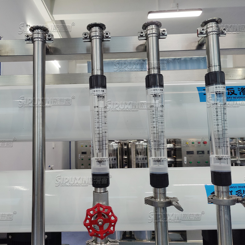 Machinerie de traitement de l'eau en acier inoxydable 4000L à 2 étapes