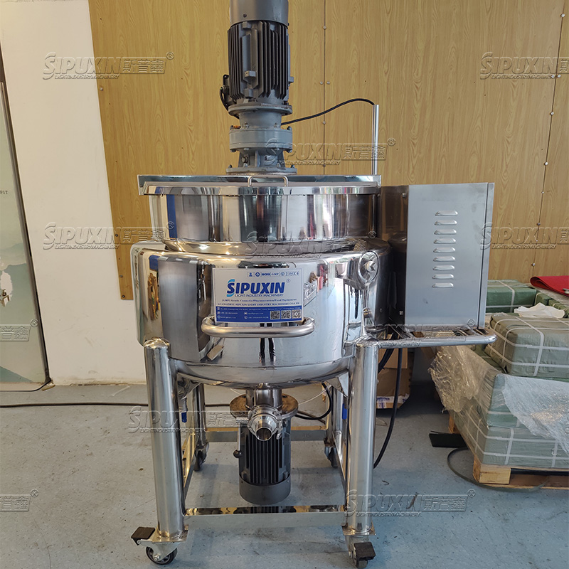 SPX 200L Quality Small Movable Movable Minkier avec homogénéisateur Machine de mélange pour le shampooing Liquid Soap Making Mixing Tanking Tank