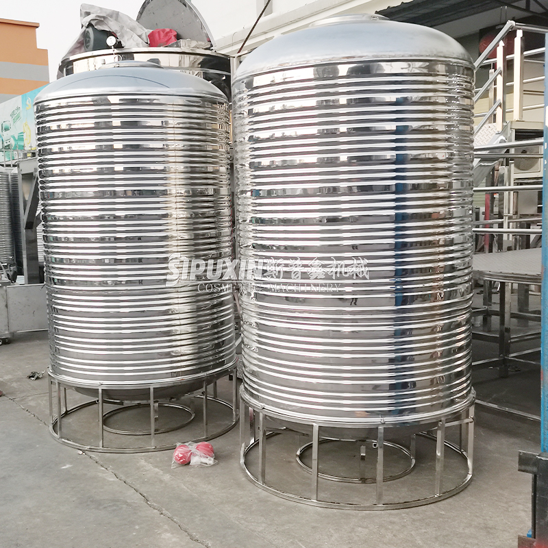 SCG-I 304 Tanks d'eau en acier inoxydable pour stockage chimique 