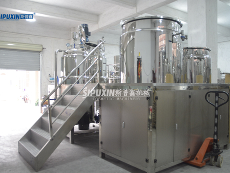 1000L Machine d'émulsion homogène enveloppe de boucle extérieure pour crème 