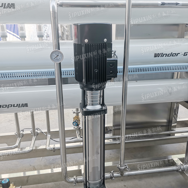Purificateur d'eau à osmose inverse à deux étages 2000L / h Purificateur d'eau inverse avec EDI pour les soins de la peau pure