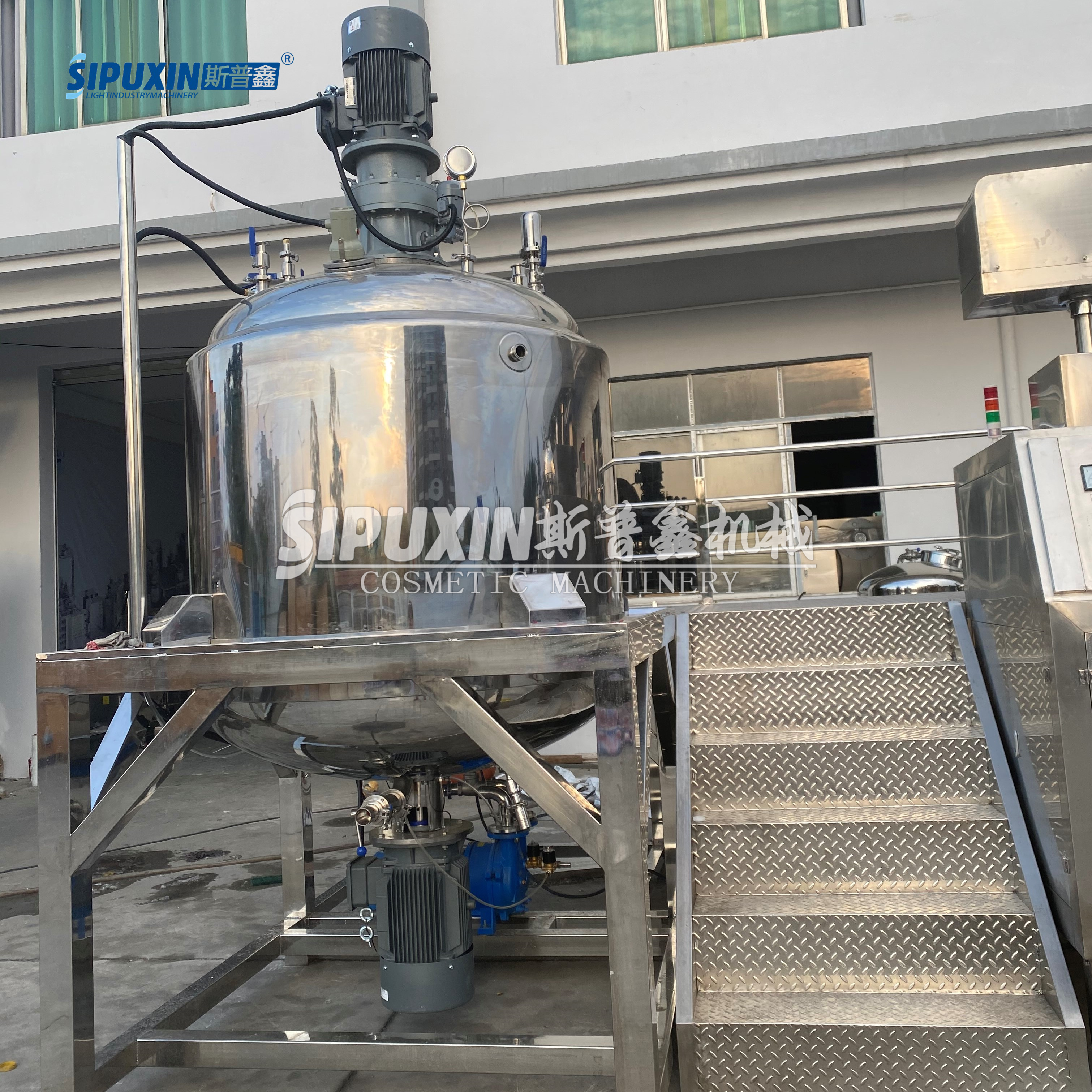 SIPUXIN 500L et 1000L EMULSIFICATEUR HOMNOGÈNE DU VIE