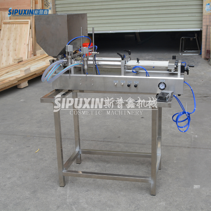 SIPUXIN Semi automatique Pneumatique Auto-Suck Piston Machines de remplissage pour liquide