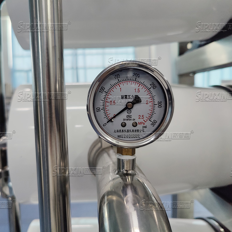 Machinerie de traitement de l'eau en acier inoxydable 4000L à 2 étapes