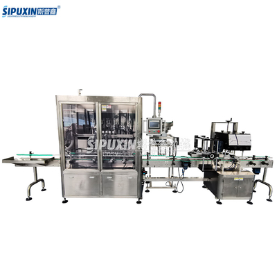 Machine de remplissage de bouteille de pâte de shampooing en pâte de shampooing entièrement automatique 6 