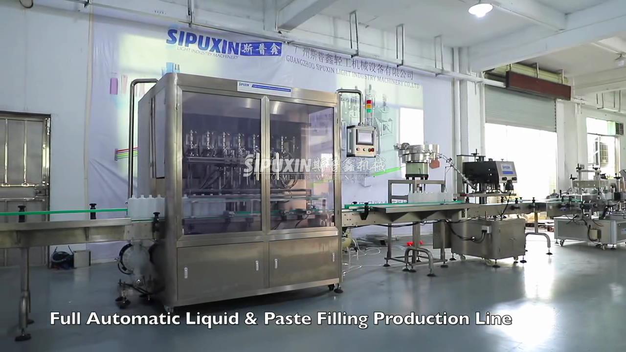 8 têtes Double servo à remplissage de remplissage Machine d'étiquetage