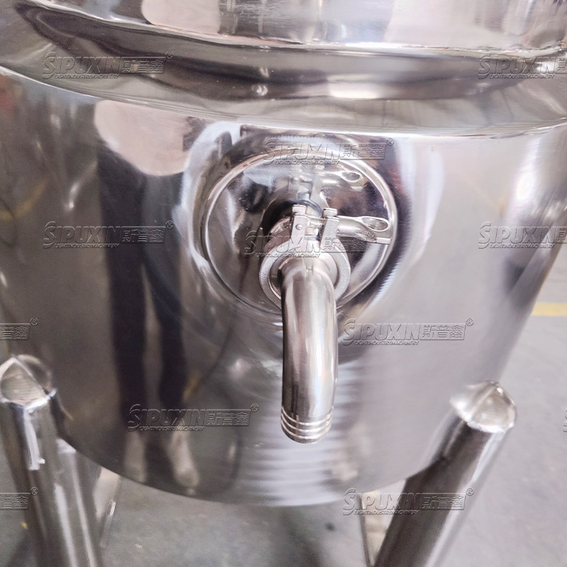 Réservoir de stockage en acier inoxydable avec fonction de chaleur pour les produits cosmétiques 
