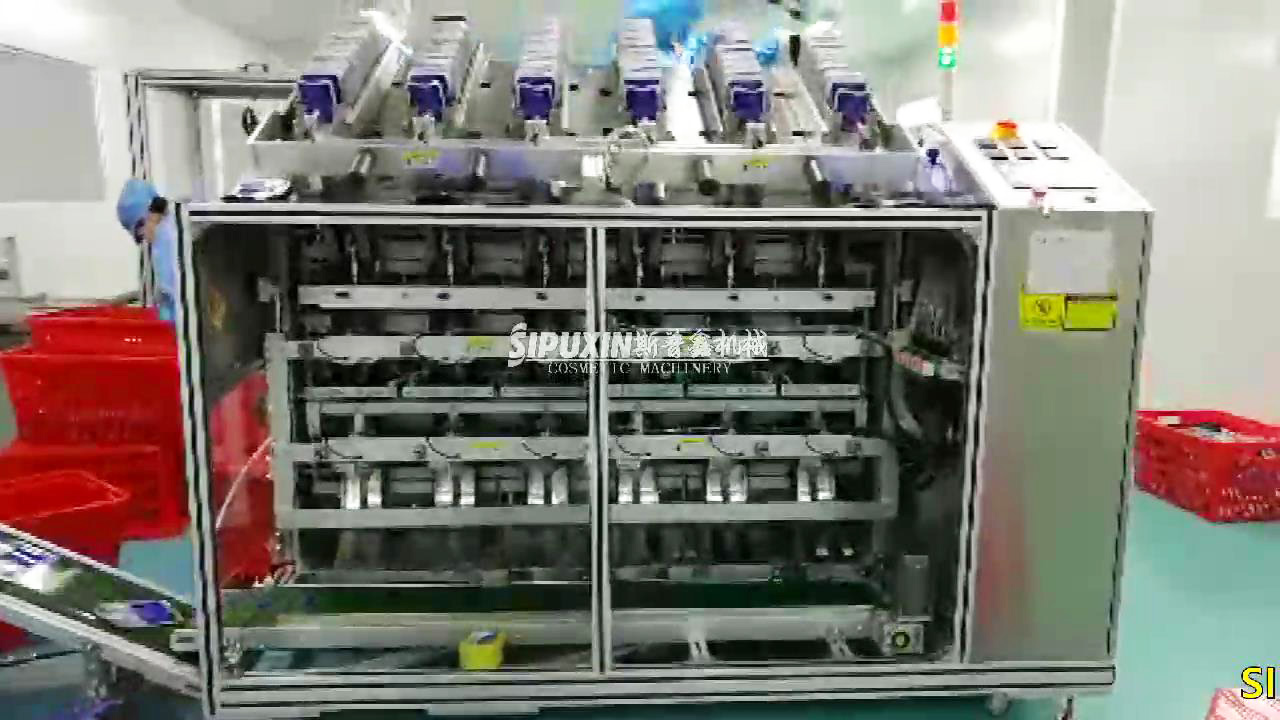 6 têtes Masque facial remplissage de la machine à sceller