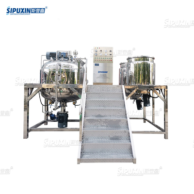 Émulsifiant homogénéisateur à vide de type 1000L avec système de pesée