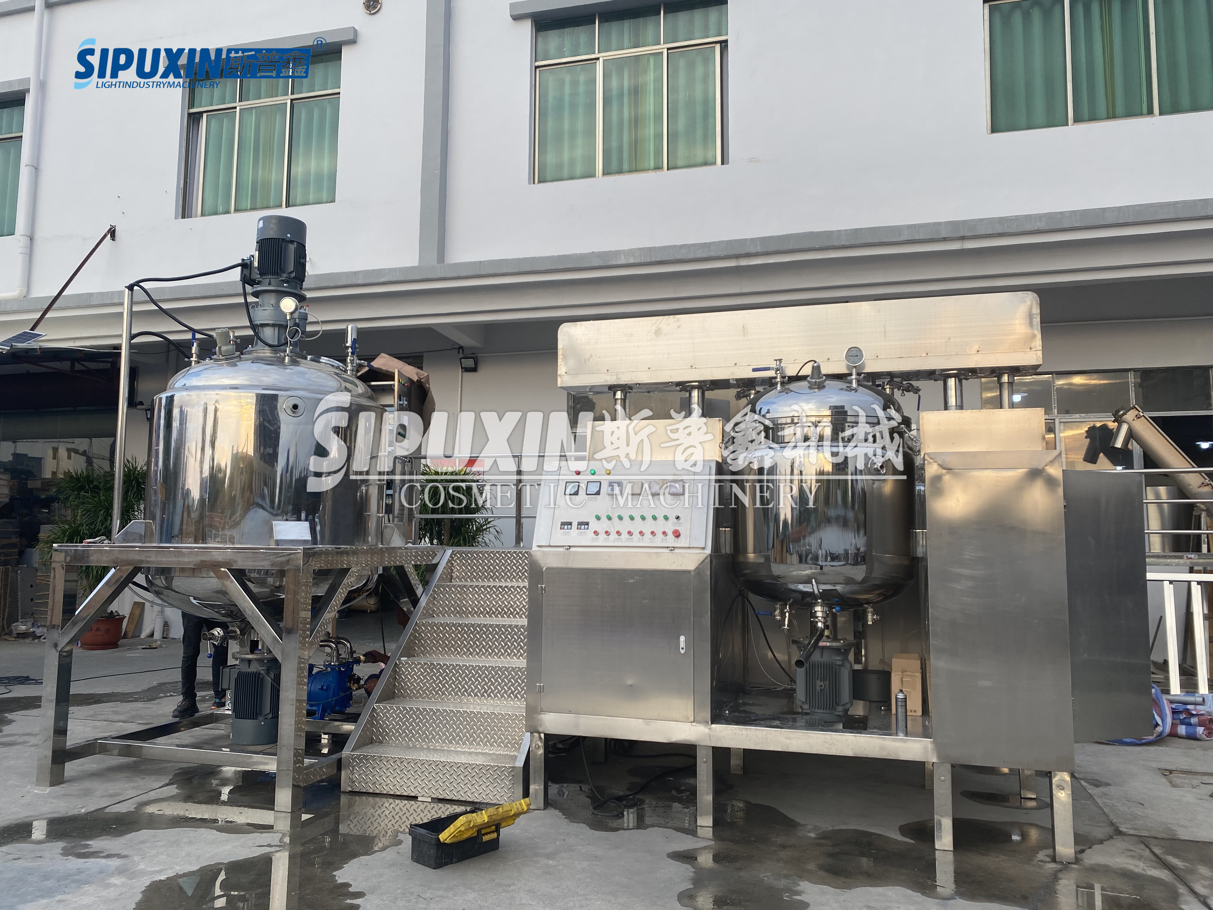 SIPUXIN 500L et 1000L EMULSIFICATEUR HOMNOGÈNE DU VIE