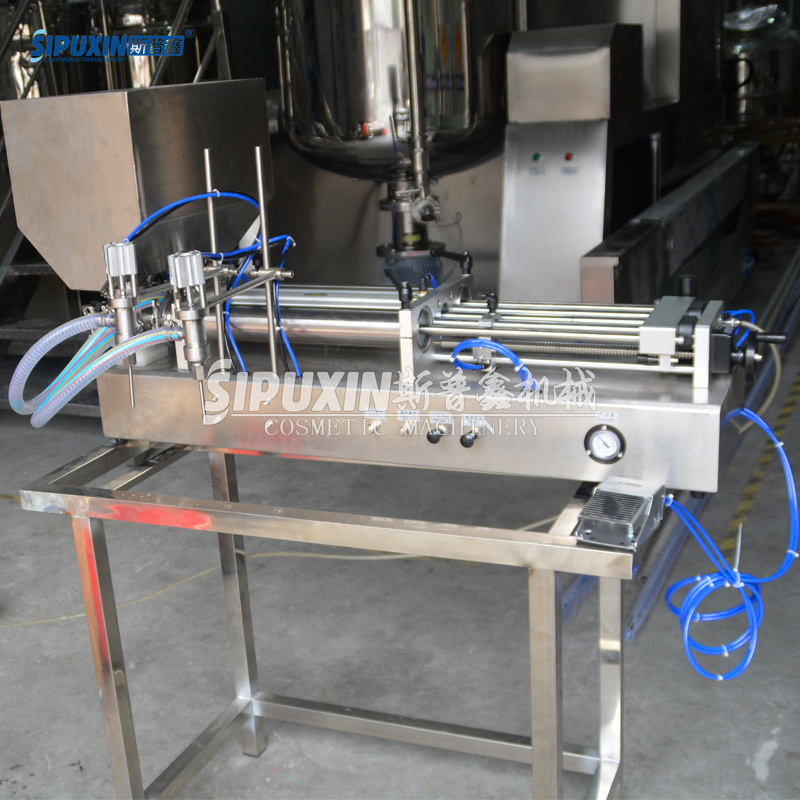 SIPUXIN Semi automatique Pneumatique Auto-Suck Piston Machines de remplissage pour liquide