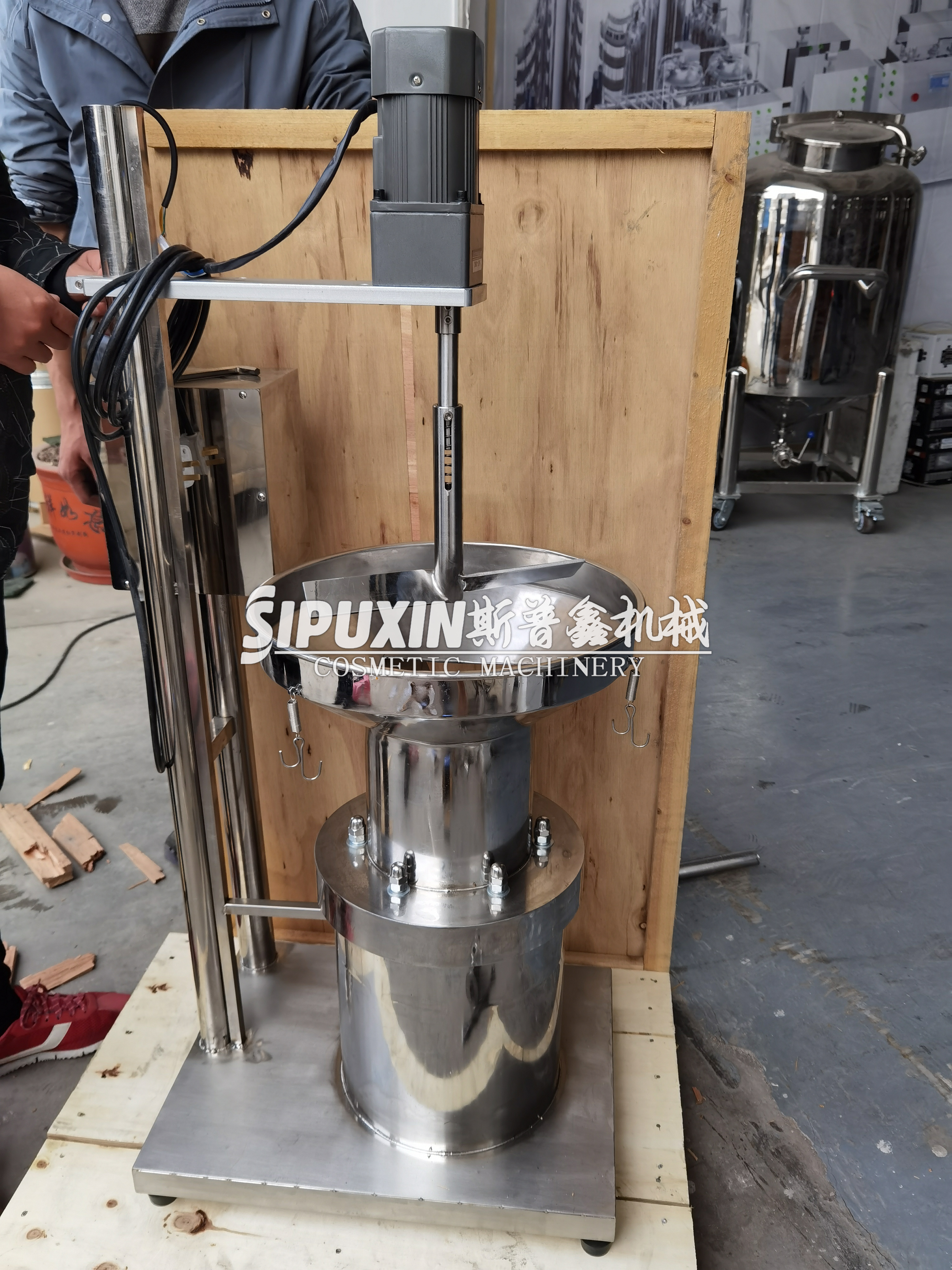 Machine de tamis de fondation Sipuxin pour la poudre cosmétique