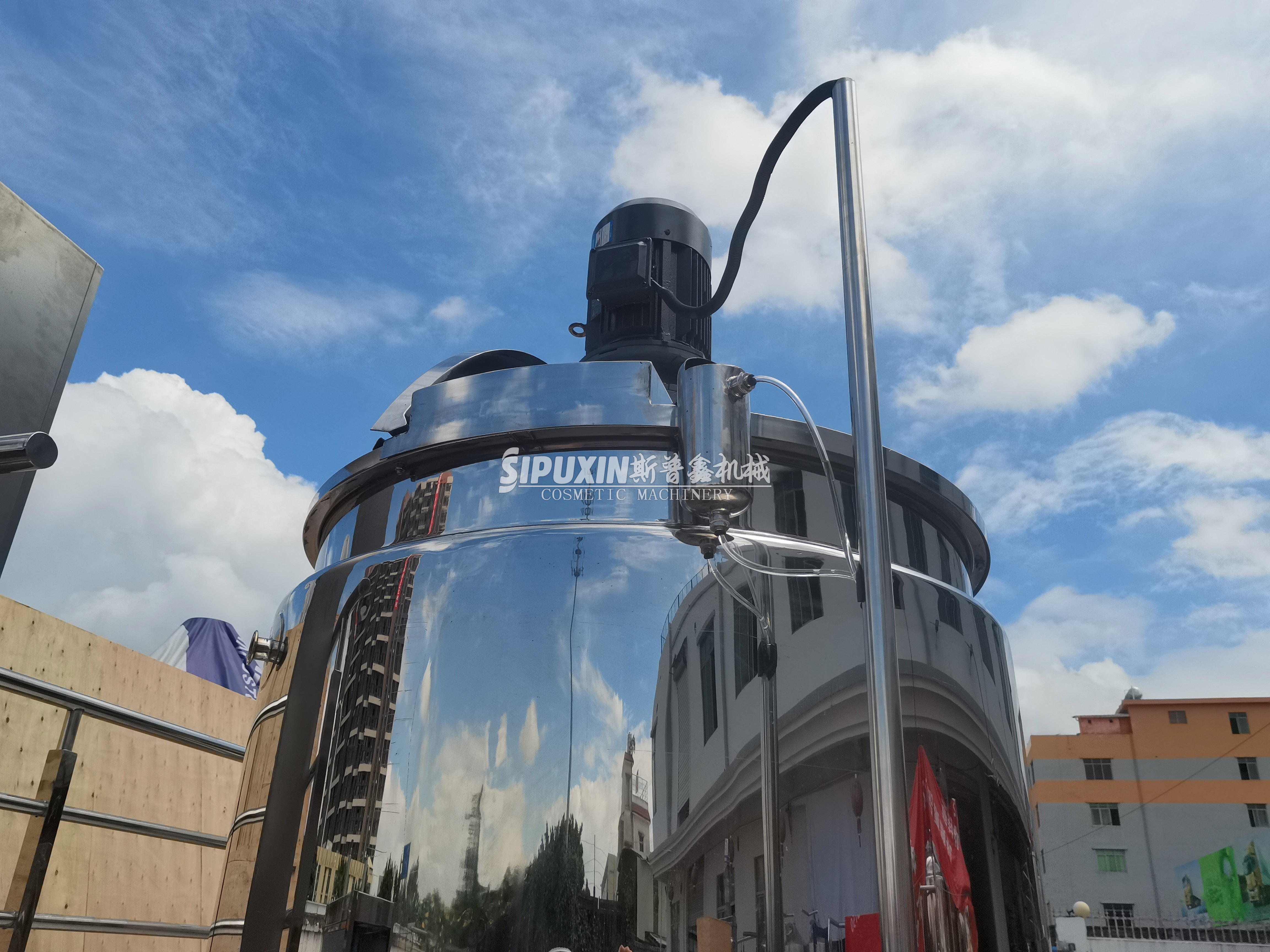 1000L Liquid Homogène Mélanger les récipients pour le shampooing en gel de douche Savon liquide